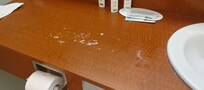 Bathroom counter