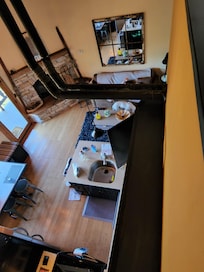 View from upstairs