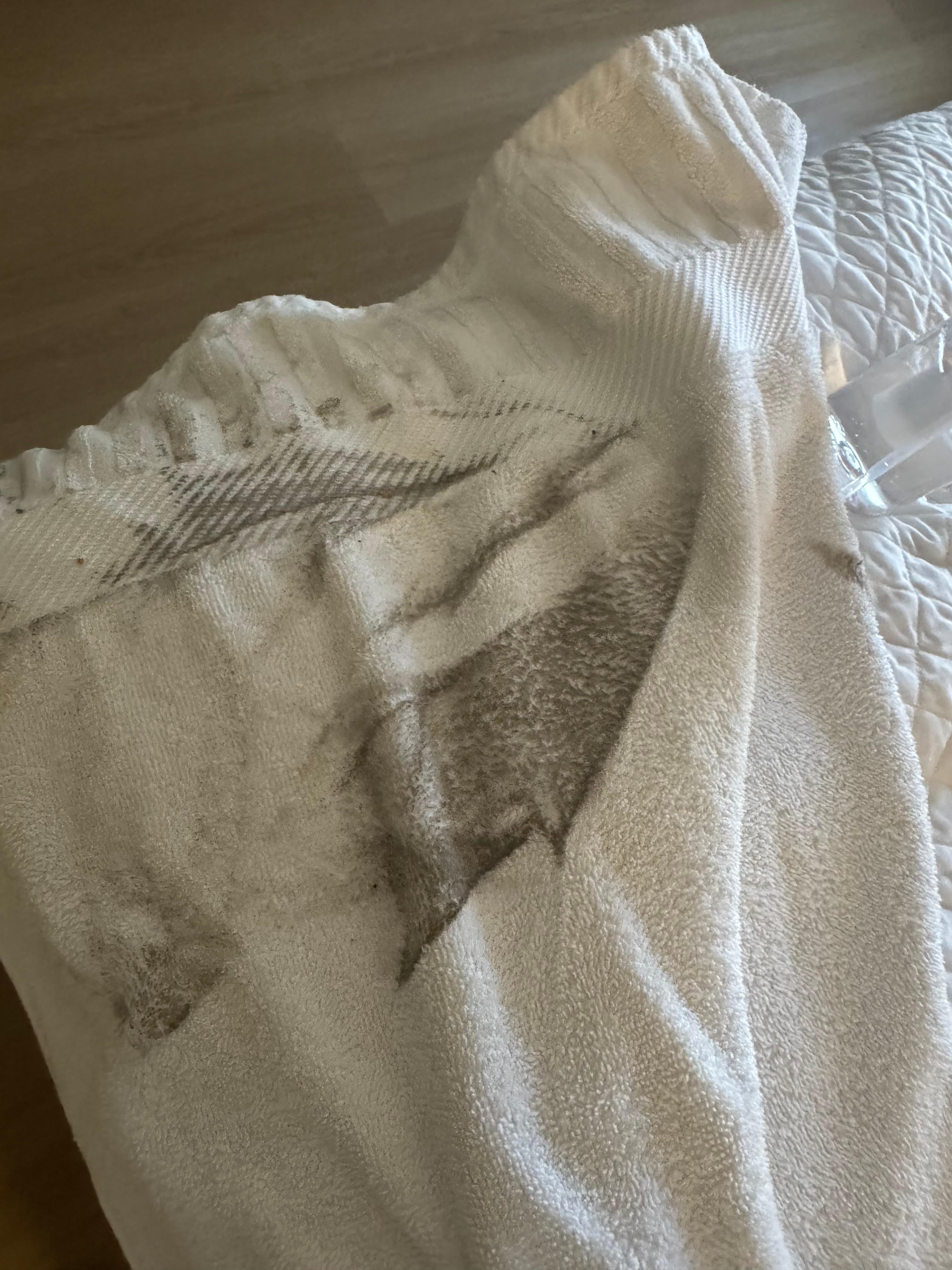 This was from a small patch I cleaned next to my bed, all floors were dirty 