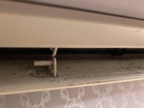 Mold in the AC unit. Very concerning.