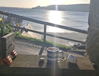 Peaceful morning cuppa