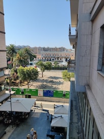 Utsikten från balkongen