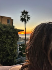 The sunset was picturesque!