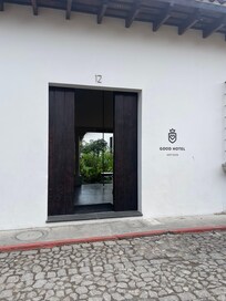 Entrance to hotel