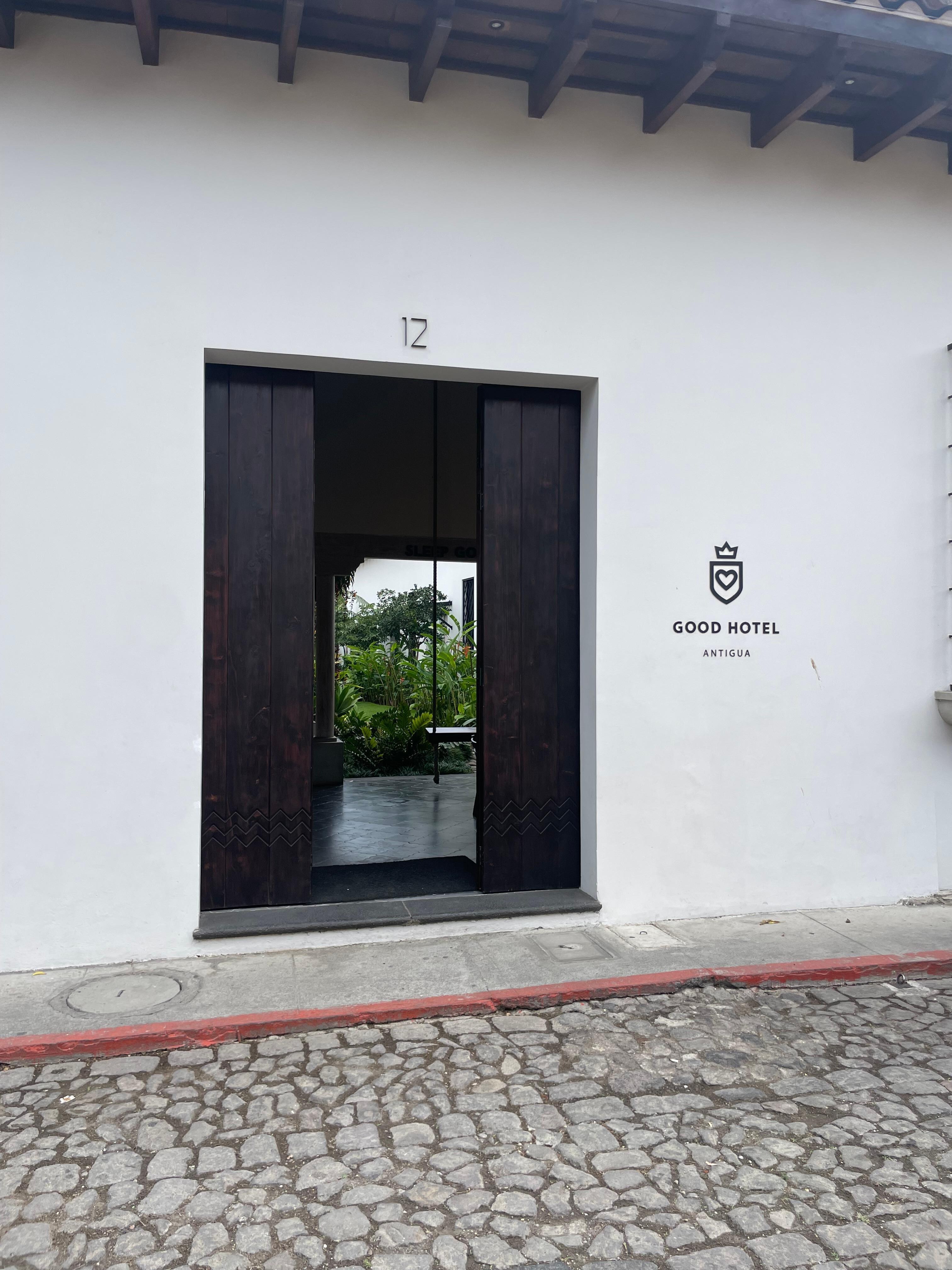 Entrance to hotel