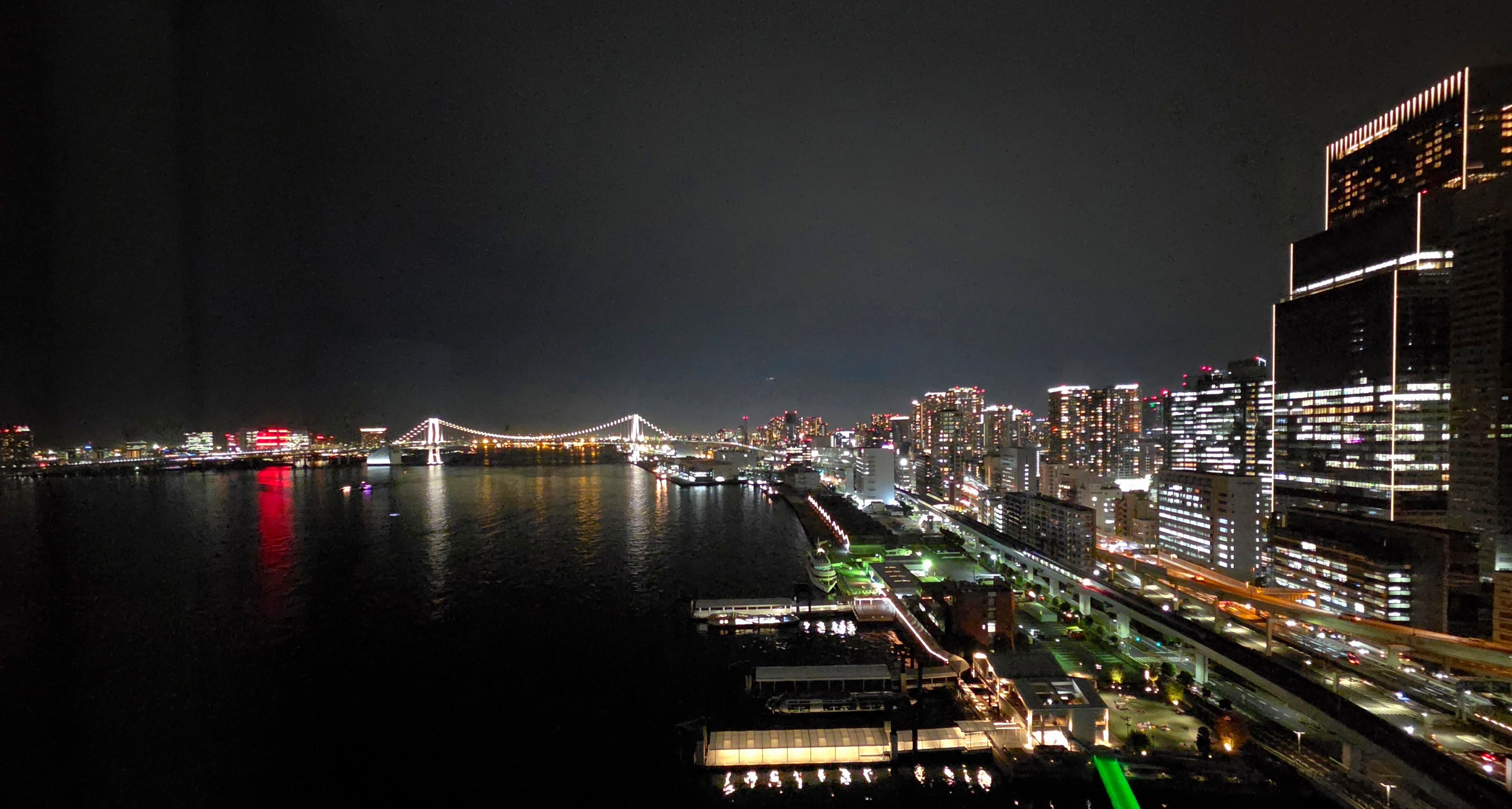 Night view from my room