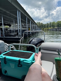 Quick walk to Marina to hop on boat