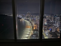 The night view from the apartment