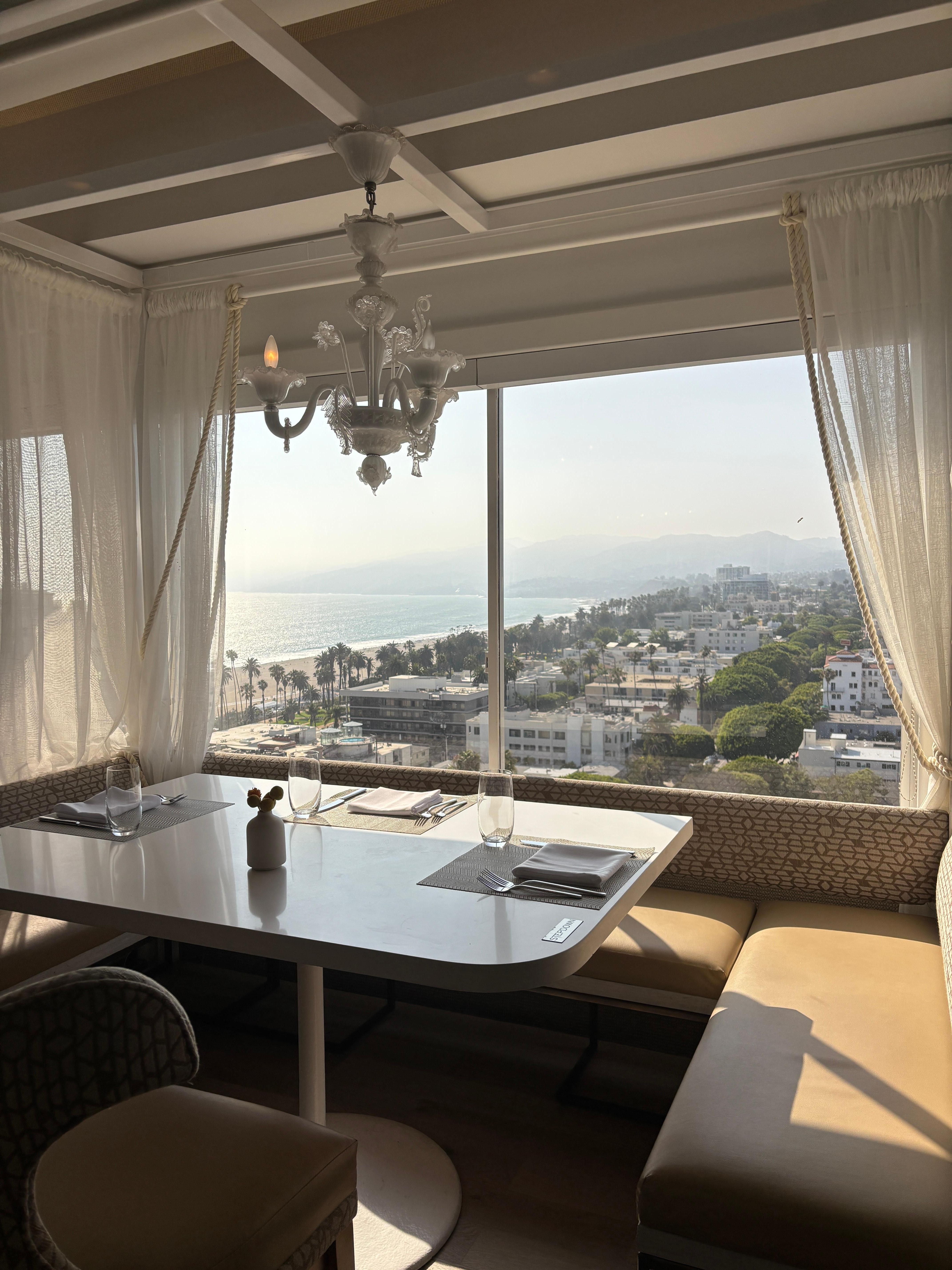 View from the Penthouse restaurant on the 18th floor