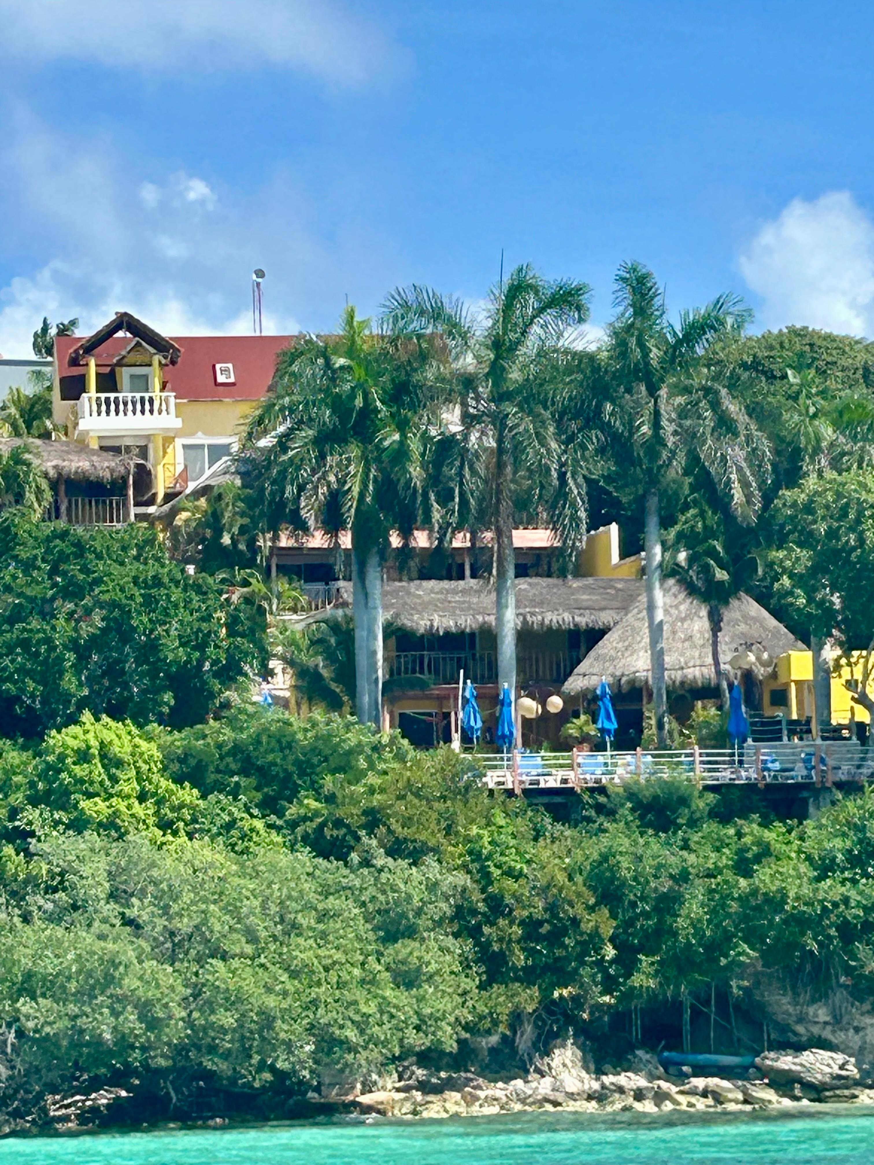 Hotel view from the water