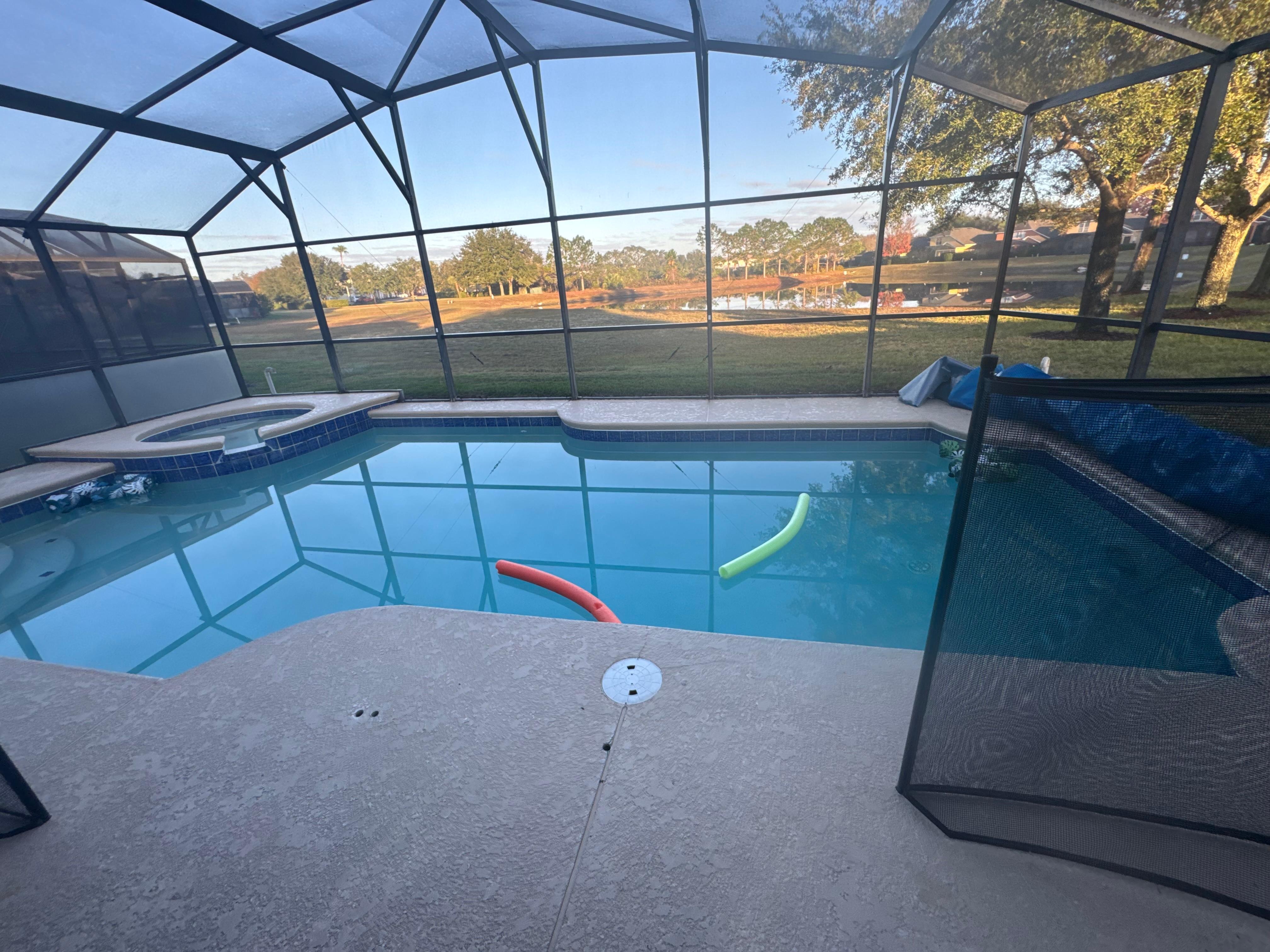 Beautiful view from the pool 