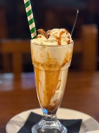 My sundae at the dapper duck pub!