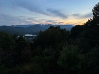Sunset view from back deck.