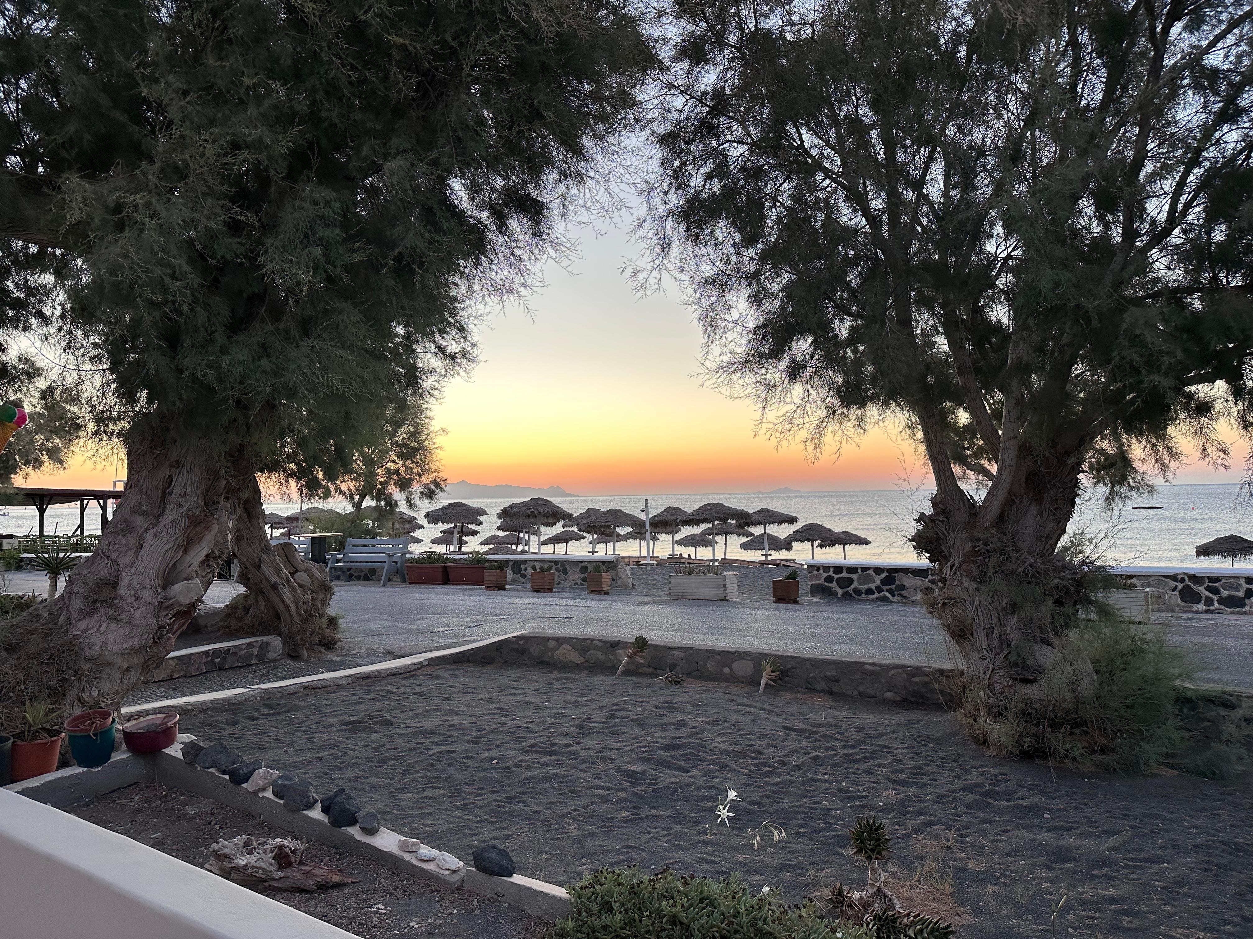 View from the front porch to the beach!