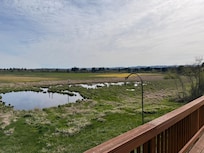 View from deck first day