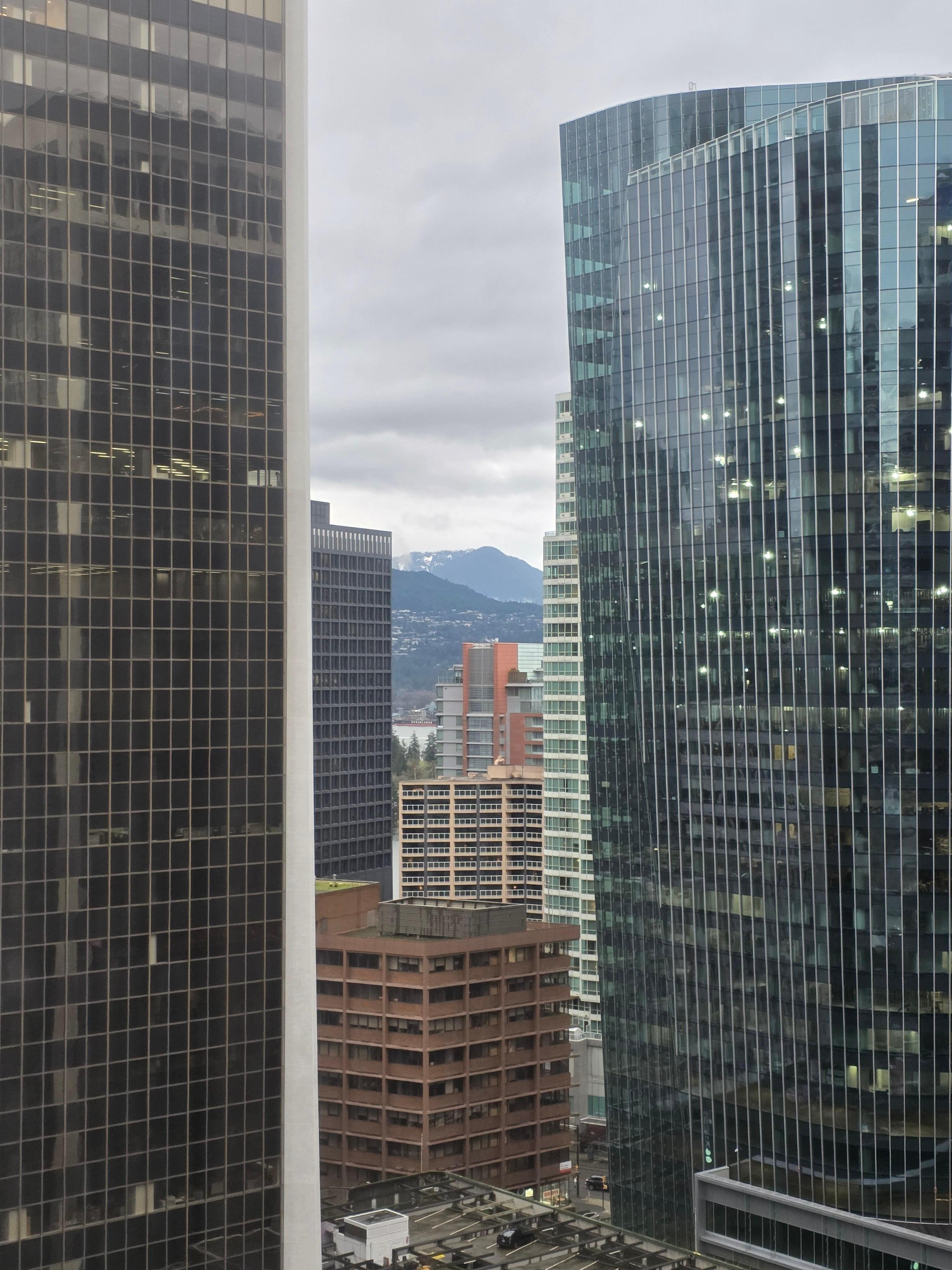 View from high floor room.