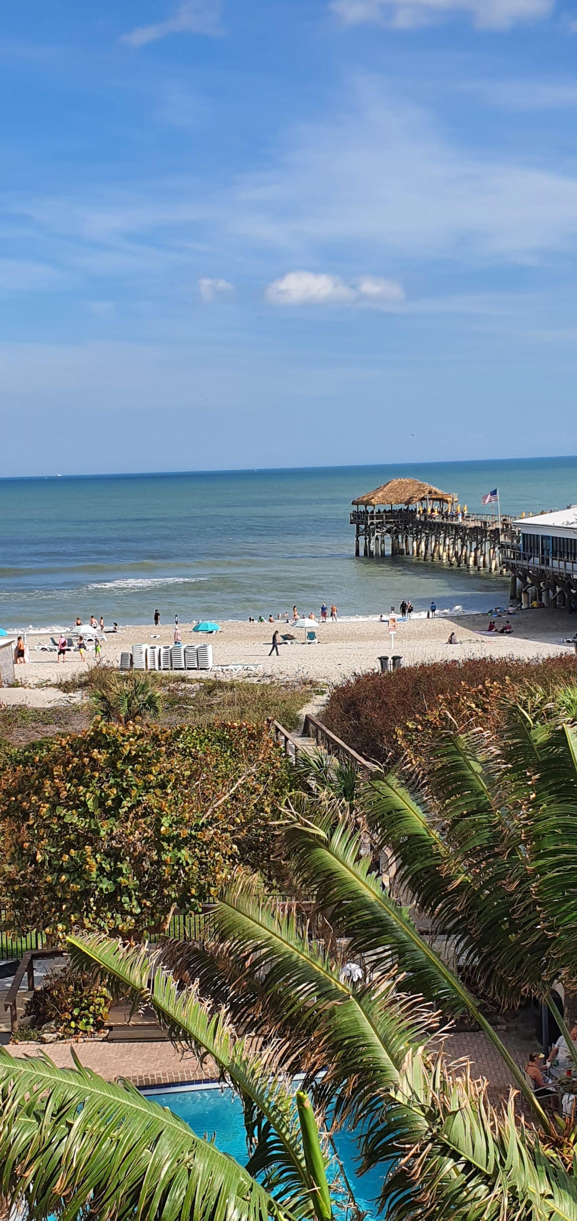 Piren sett fra hotellrommet