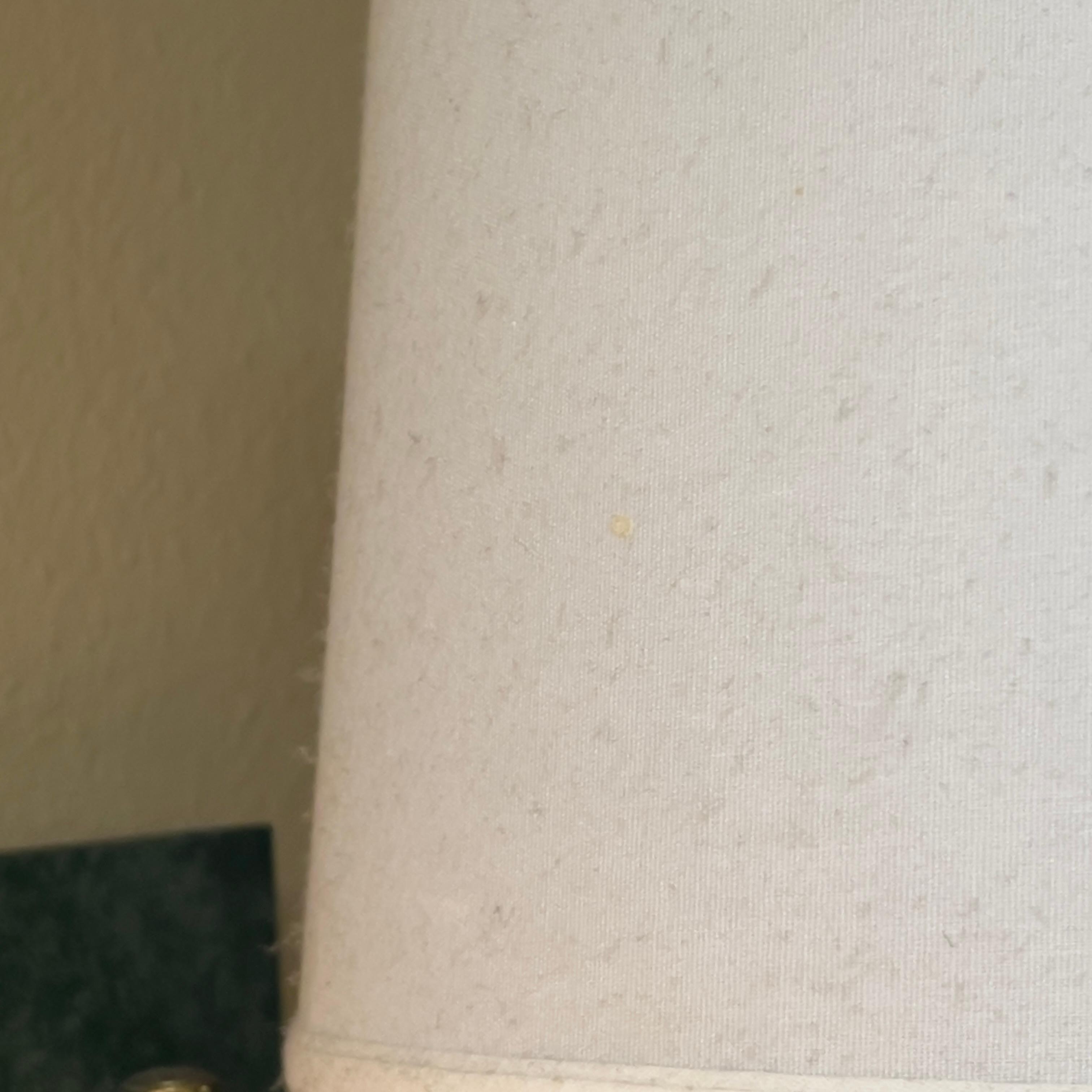 Visible dust on lamp shade