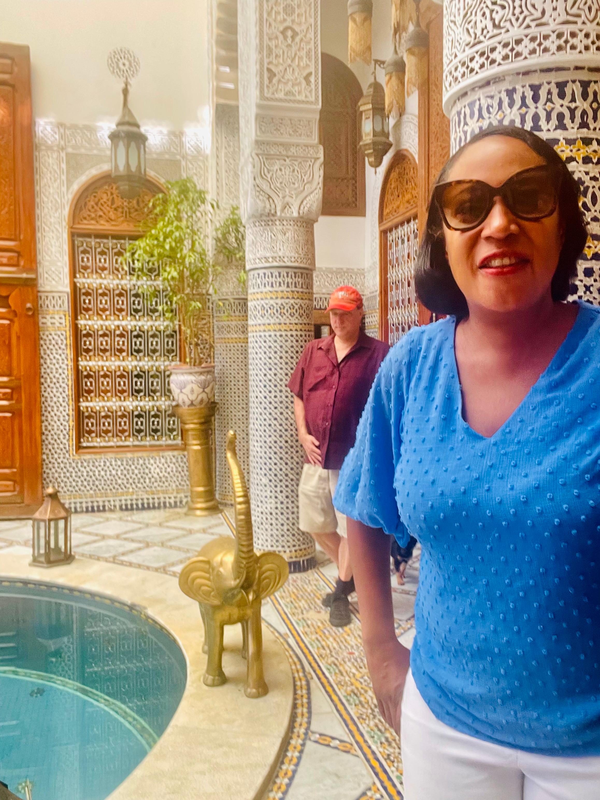 Amazing place to stay in Fez. It felt very palatial!!