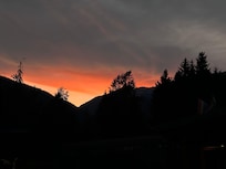 The beautiful Whistler sunset