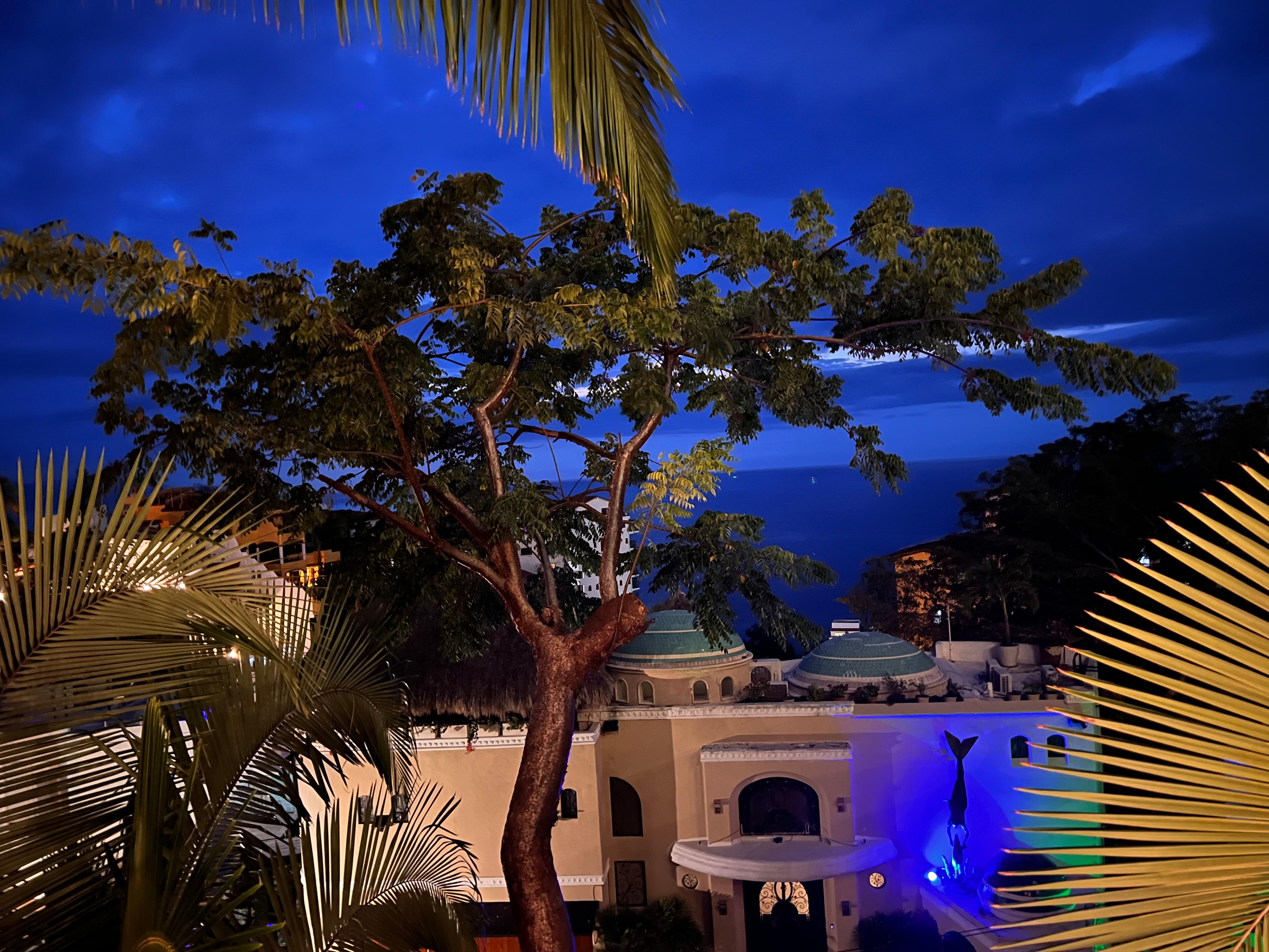 Evening view from our room Suite 1