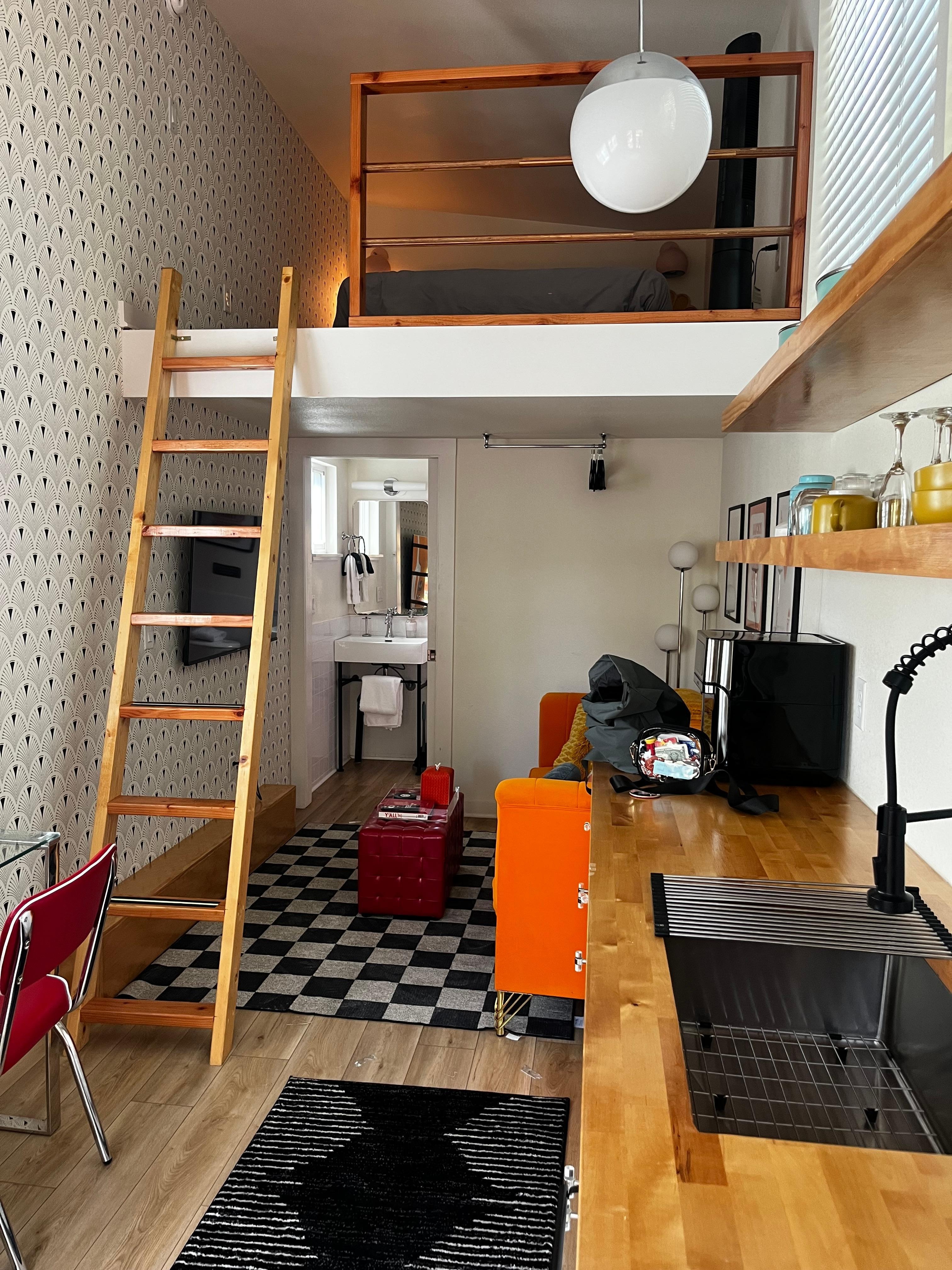 View from the front door. 