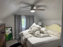 Upstairs bedroom is nice.
