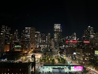 View from rooftop bar