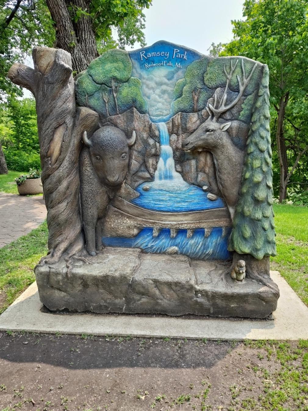 In Redwood Falls, MN Oldest and Biggest Municipal Park, BEAUTIFUL PLACE!