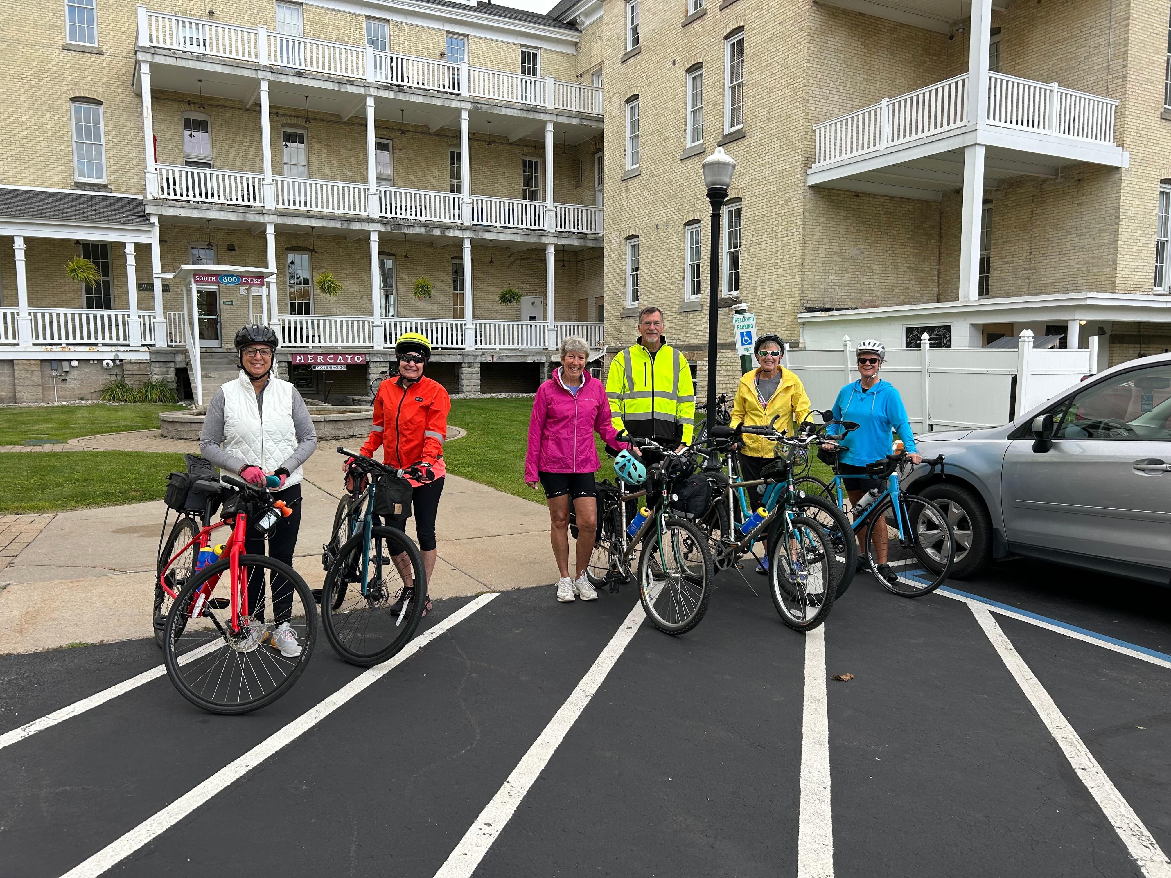 Ready for our morning ride.  