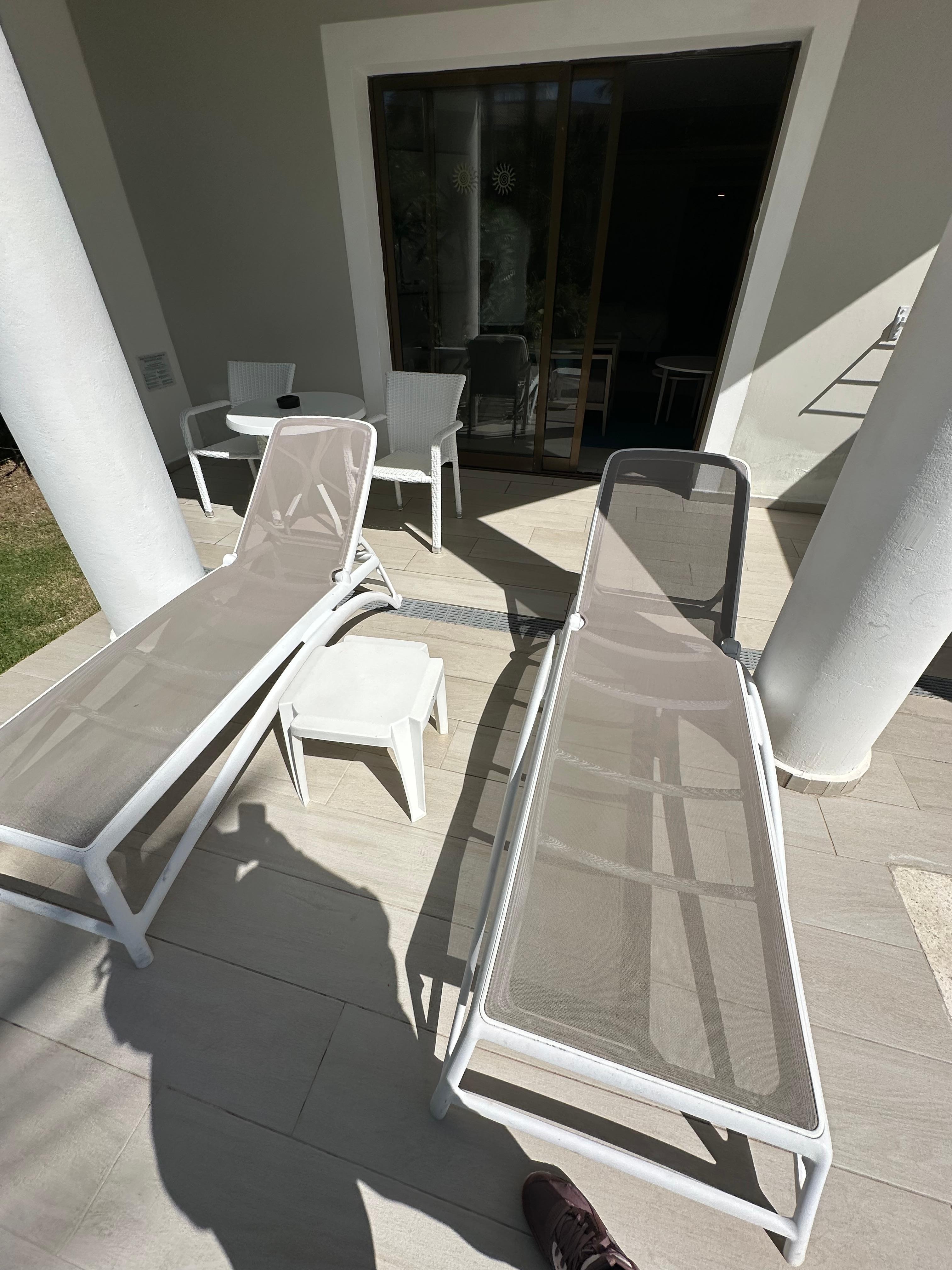 Lounge Chairs on our patio