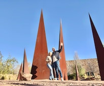 Tamosura Park sculptures where the hotel is located