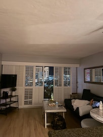 Living room with balcony
