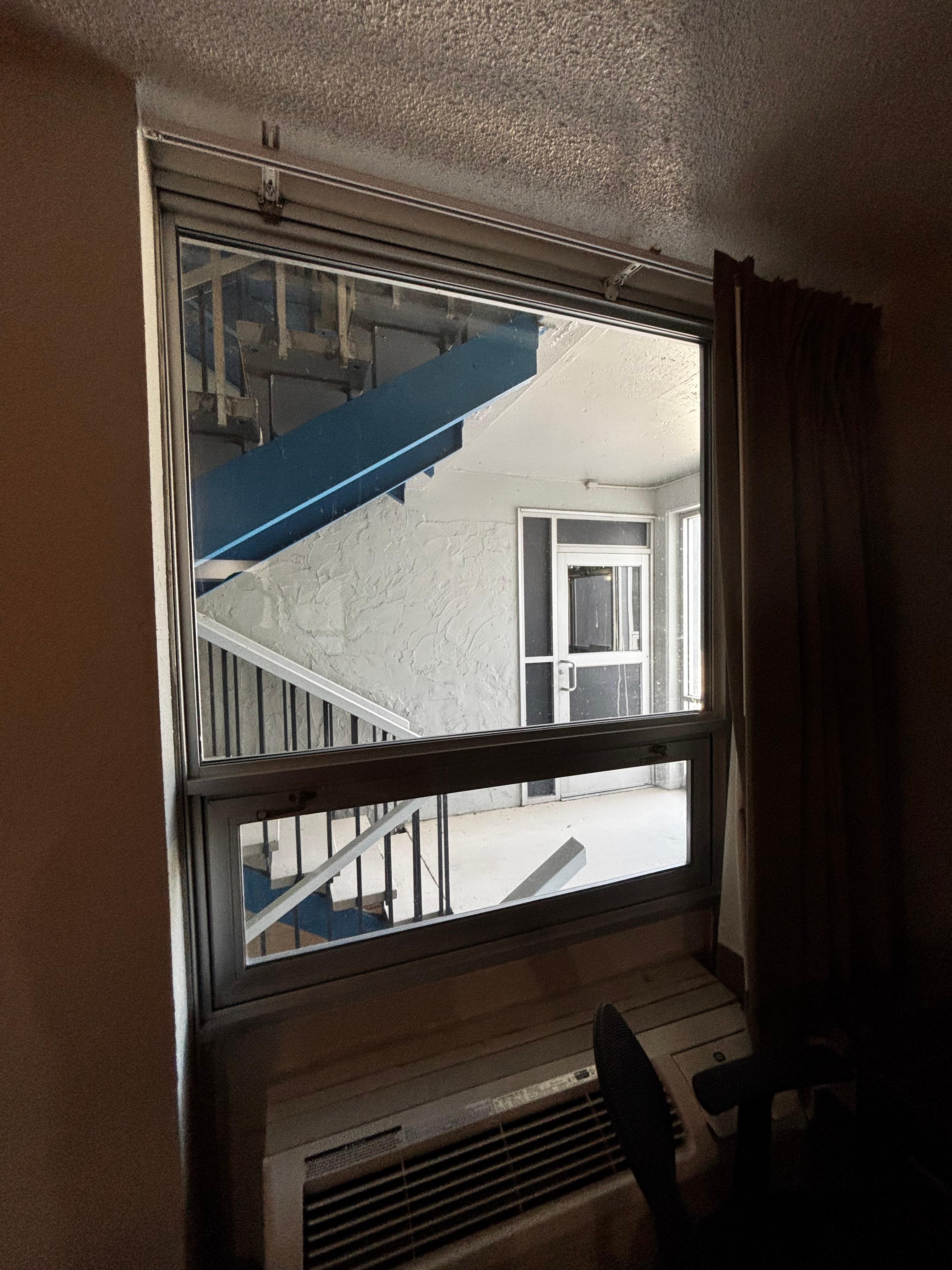 So very loud from stairs 