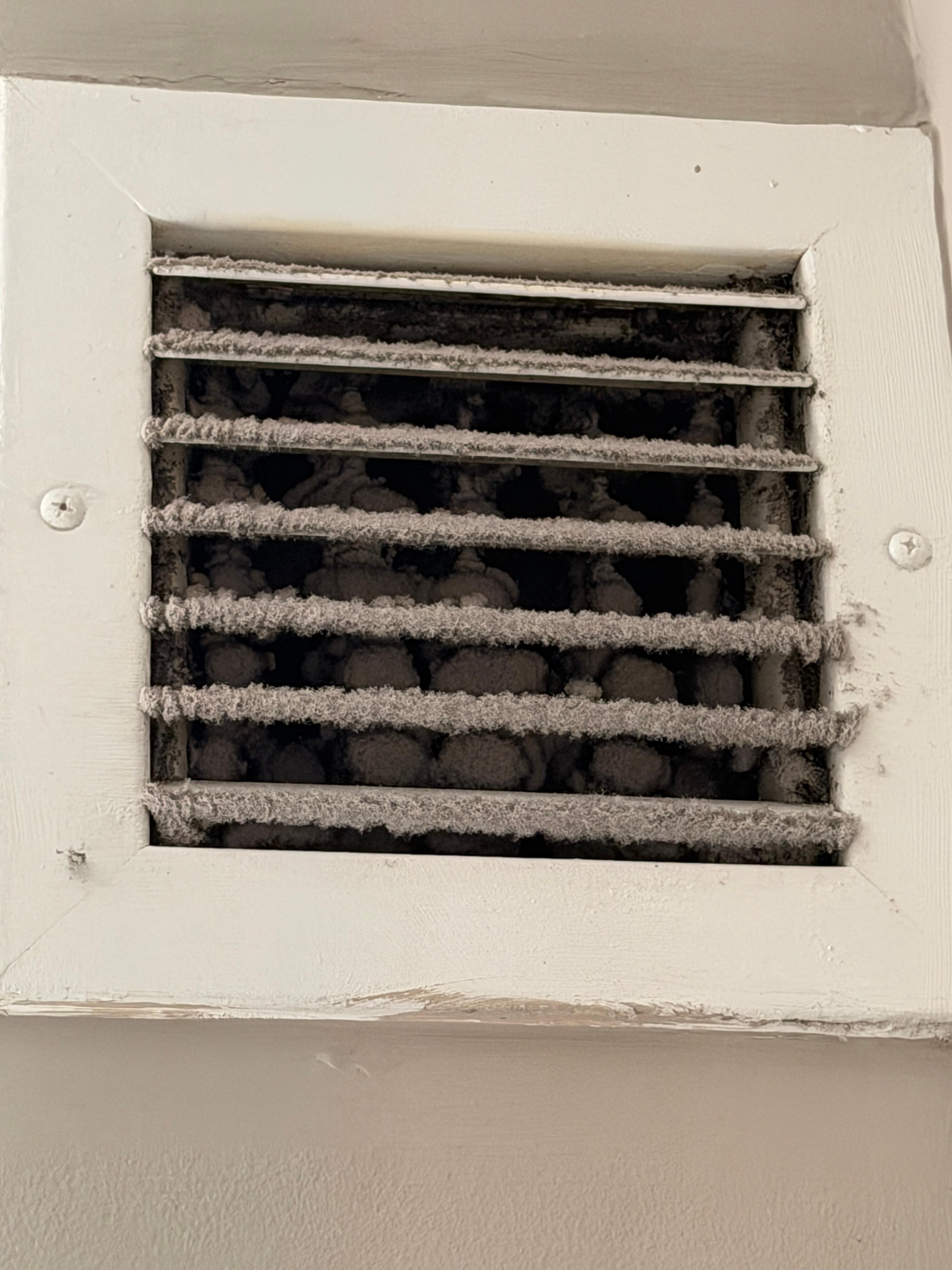 Every vent looked like this 