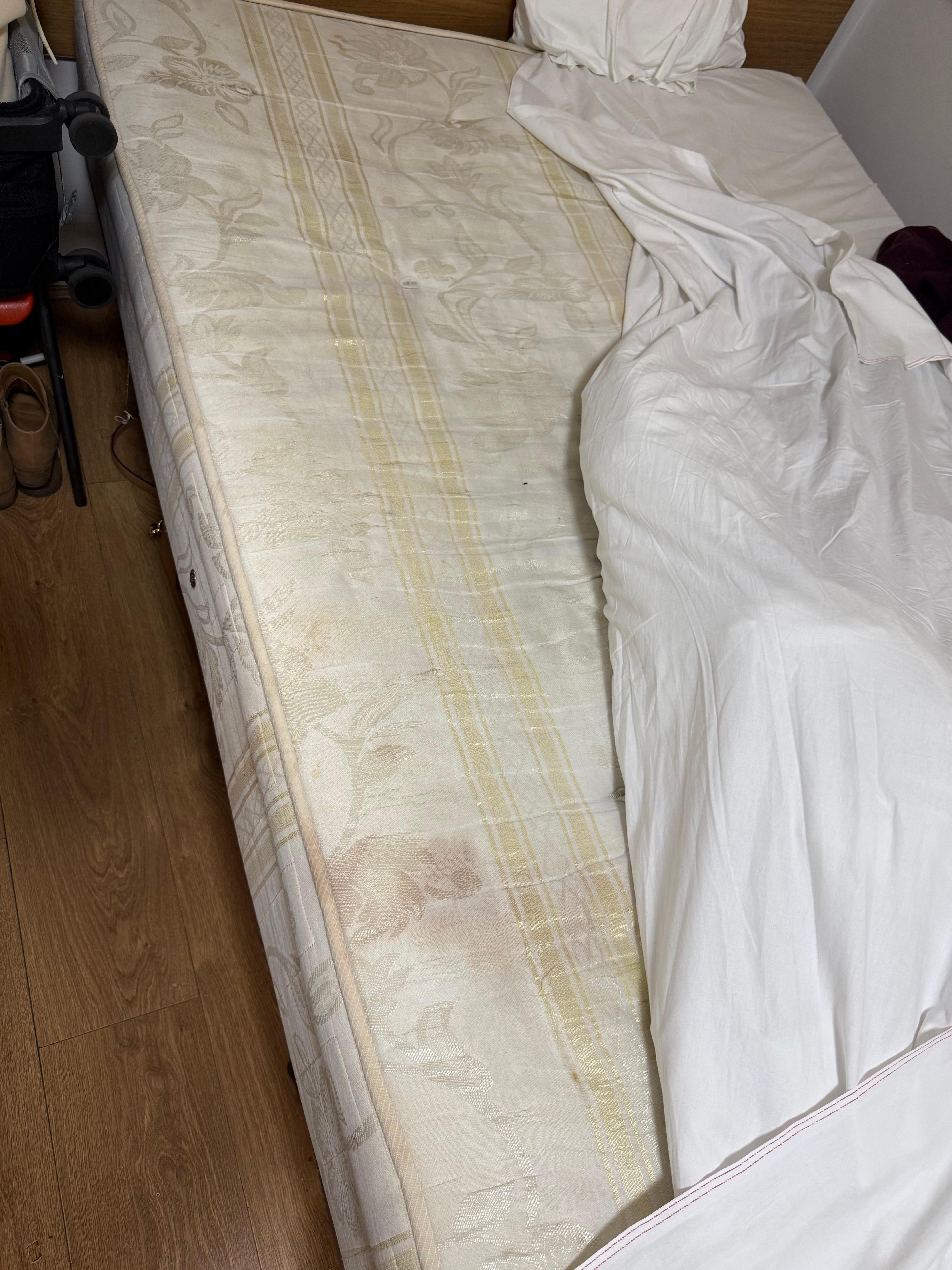 Mattress urinated on