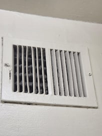 The vent was very dirty.