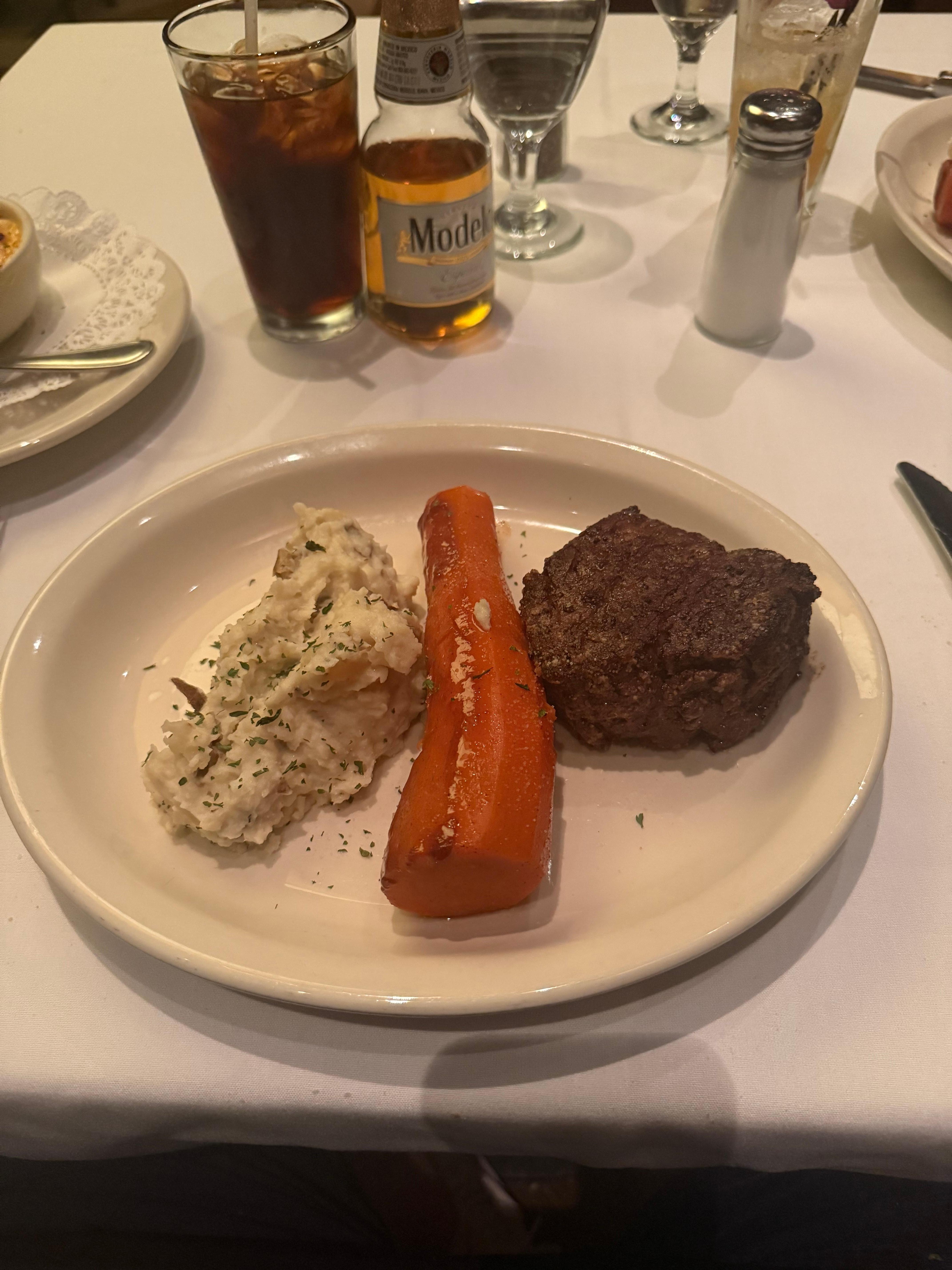 Steak dinner at Bob’s 