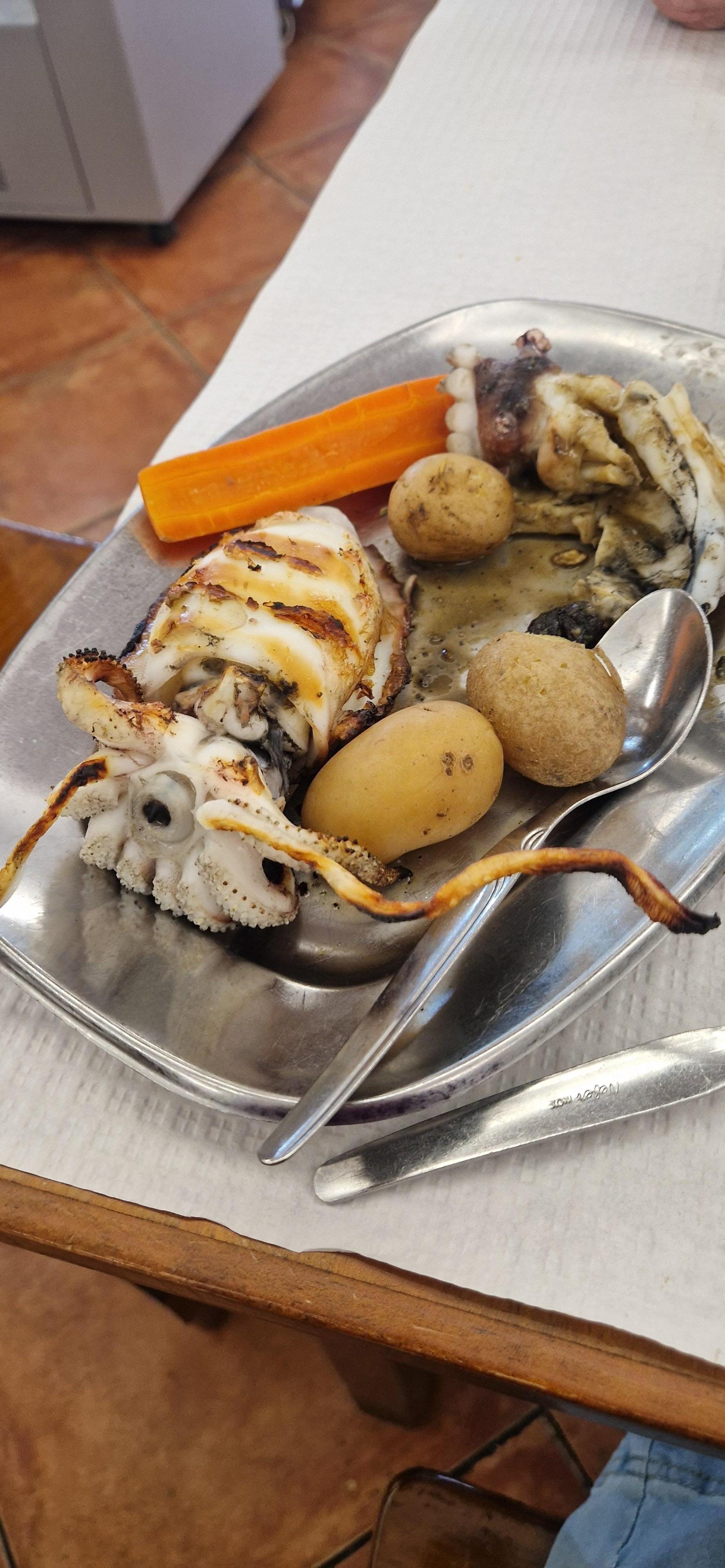 Cuttlefish local restaurant