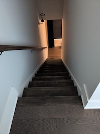 Stairs from bottom floor