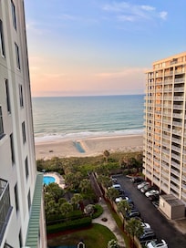 Sunrise from balcony