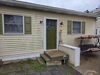 Steps and entrance door