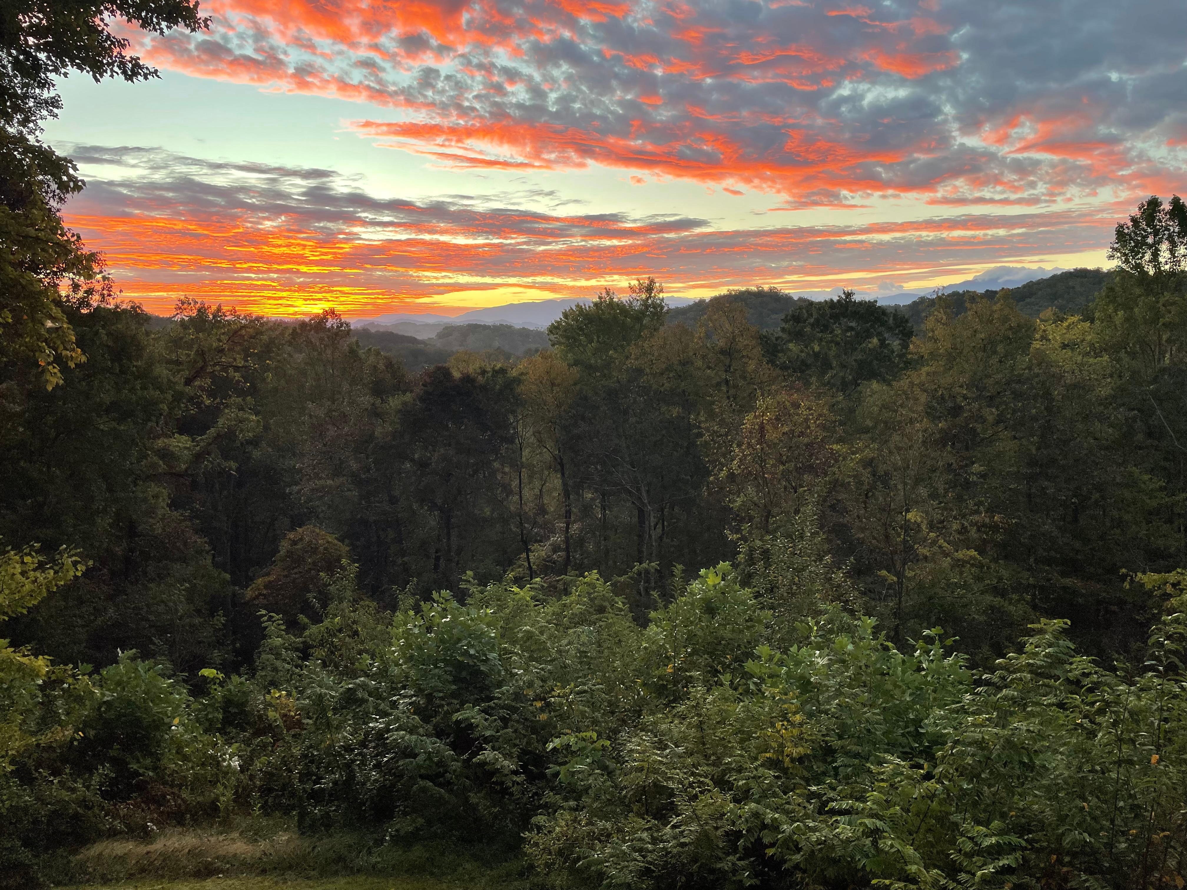 from the deck, just before sunrise on our 2nd day