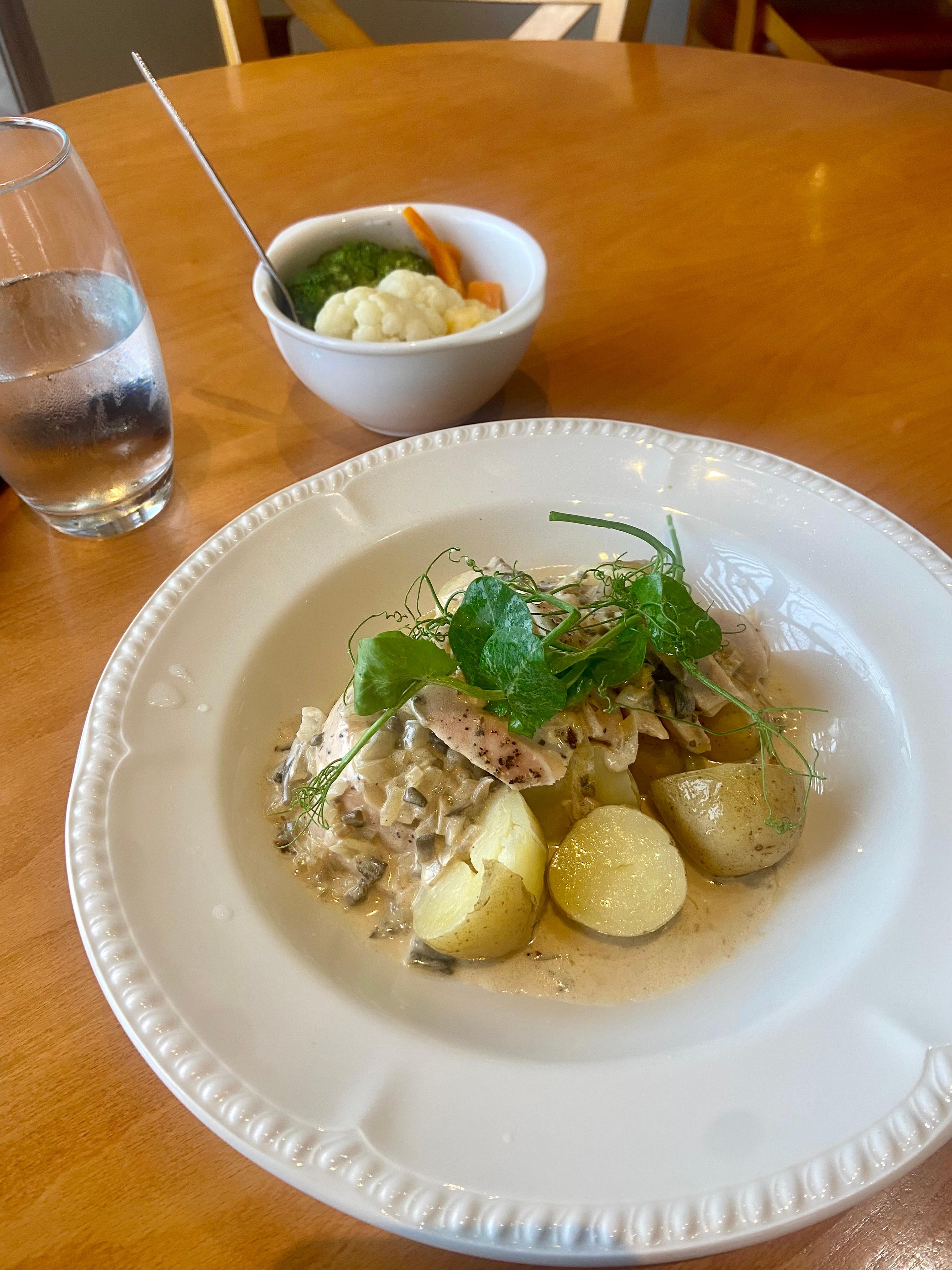 Dinner in the restaurant 