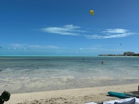 View of kite boarding beach