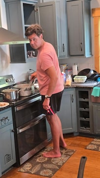 Full kitchen with everything you would expect and much more.