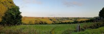 View across the fields from the cottage garden