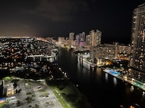 View from balcony.