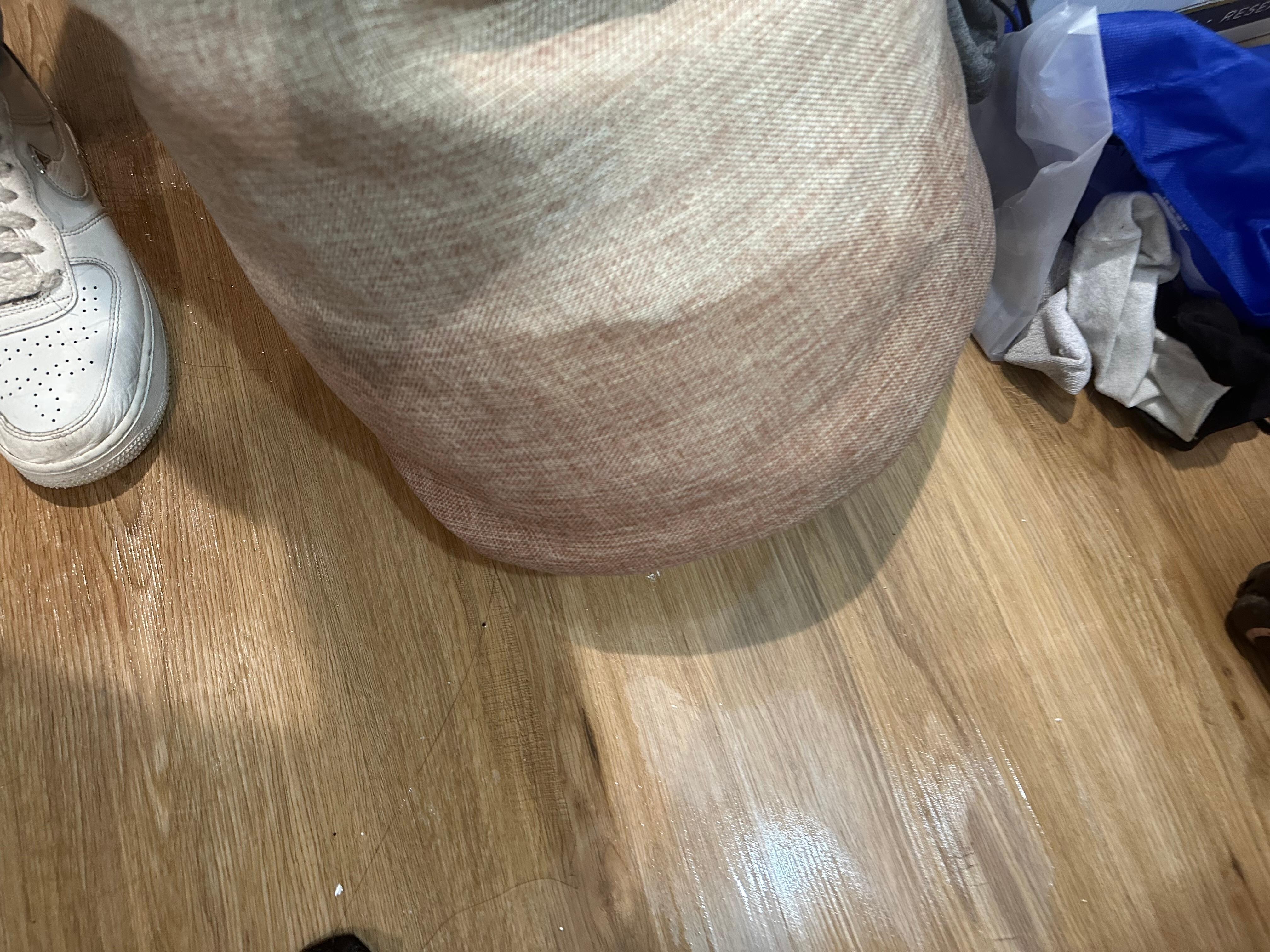 Ruined clothes in this hamper