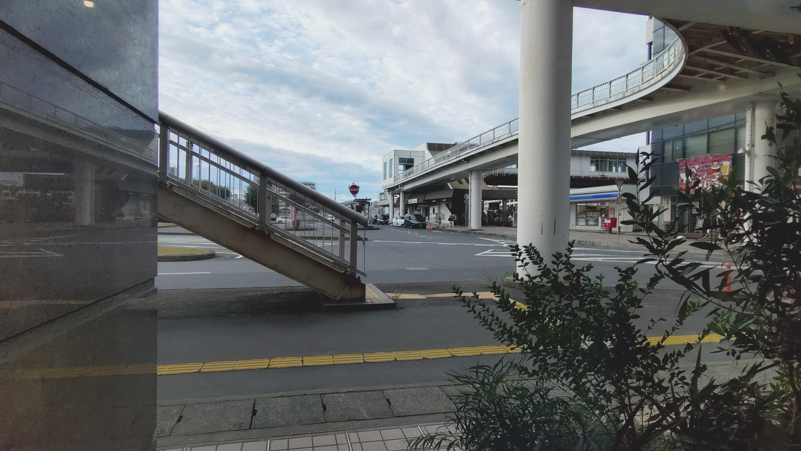 朝食会場から外の風景